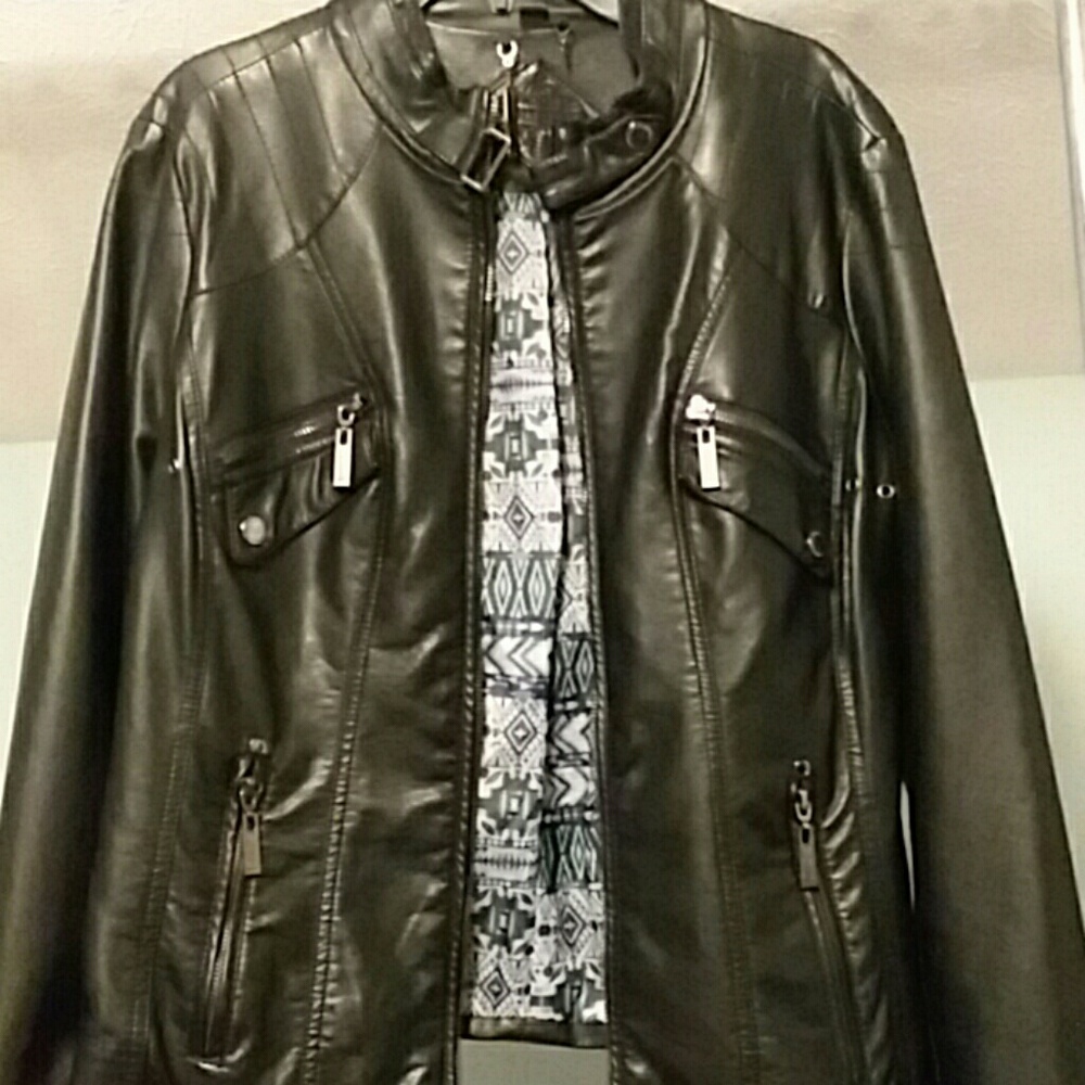 Leather jacket